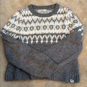 Gray Patterned Men’s Sweater